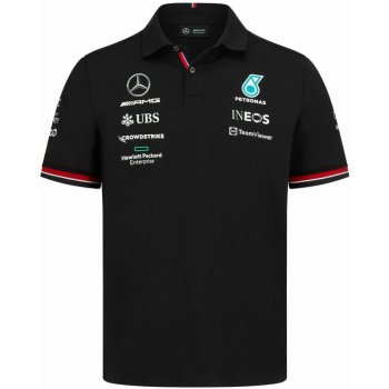 Mercedes polo triko AMG Petronas F1 Team black