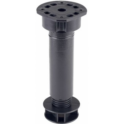 Walteco Soklová noha NR 04, 130-170 mm 200 kg, plast, černá , 50002 – Zboží Mobilmania