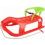BABY MIX Plastové sáňky s opěradlem SNOW STAR zelená – Hledejceny.cz