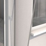 Gutta Guttavordach boční stěna PT/GR akryl 185 x 60 cm černá / čirá 7220207 – Hledejceny.cz