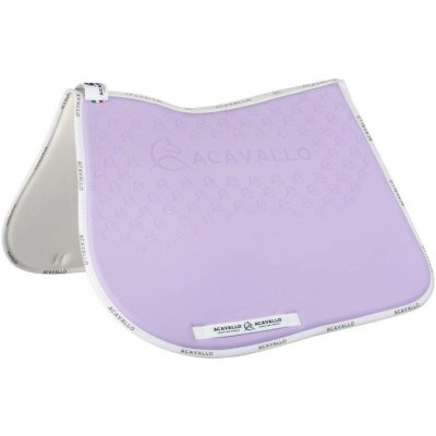 Acavallo podsedlová dečka Lycra & Bamboo Silicone grip fialová bílá – Sleviste.cz