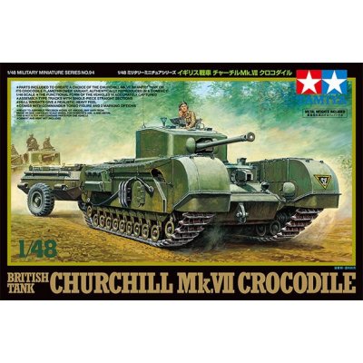 Tamiya Tank Churchill Mk.VII Crocodile 1:48
