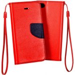 Pouzdro Fancy Book - Samsung Galaxy J3 2017 červené – Sleviste.cz