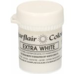 Sugarflair Colours Extra bílá gelová pastová barva bělidlo potravinářské 42 g