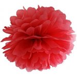 PartyDeco Pom-poms vínově červený 25 cm 1 ks - dekorace pom-pomy svatební výzdoba sálu – Zboží Mobilmania