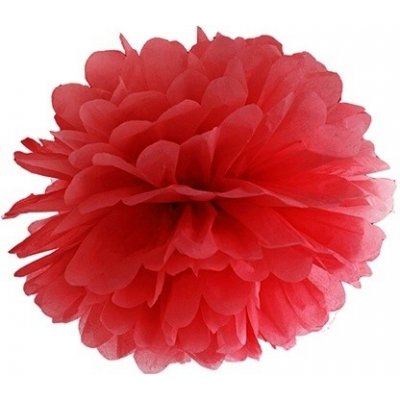PartyDeco Pom-poms vínově červený 25 cm 1 ks - dekorace pom-pomy svatební výzdoba sálu – Zboží Mobilmania