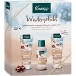 Kneipp Winter Feeling Capuacu Nut & Vanilla sada pěna do koupele Winter Feeling 100 ml + krém na ruce Winter Feeling 75 ml + sprchový gel Winter Feeling 75 ml pro ženy – Sleviste.cz