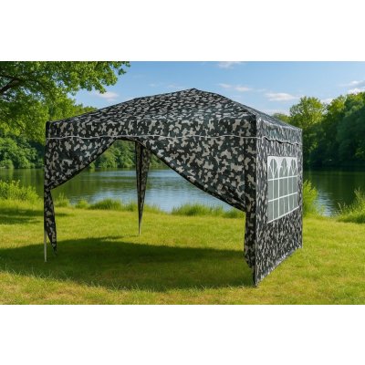 Instent zahradní párty stan 3 x 3 m urban + 2 bočnice M71744 – Zboží Mobilmania