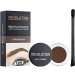 Makeup Revolution Gel na obočí Brow Pomade Dark brown 2,5 g – Hledejceny.cz