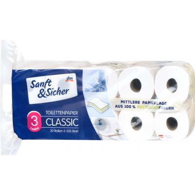 Sanft&Sicher Classic 3-vrstvý 20 ks – Zboží Mobilmania