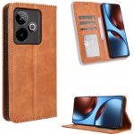 VSECHNONAMOBIL 111426 BUSINESS Peněženkový kryt pro Realme GT 7 5G / Realme GT 7T 5G hnědý – Zboží Živě