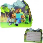 Pozvánka na narozeniny 10ks Minecraft - Cakesicq – Zboží Dáma