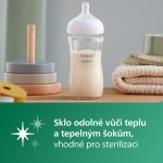 Philips Avent láhev Natural Response skleněná transparentní 240 ml – Zboží Dáma