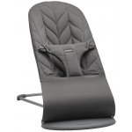 Baby Björn Lehátko Bouncer Bliss Anthracite cotton Petal Woven – Zboží Dáma