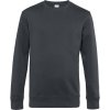 Pánská mikina B&C Mikina KING Crew Neck Asphalt