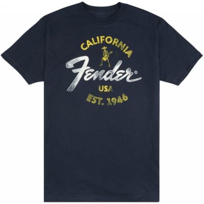 Fender Baja blue t-shirt blue