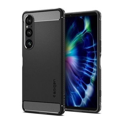 Spigen Rugged Armor, matte black - SONY Xperia 1 VI (ACS08296) – Zboží Živě