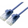 síťový kabel Roline 21.15.3945 UTP slim patch, kat. 6a, LSOH, 2m, modrý