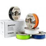 Spectrum Premium PLA, 1,75mm, 5x250g mix Polar White, Deep Black, Lion Orange – Zboží Živě