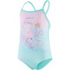 Kojenecké plavky Speedo Toddler Girls Thinstrap Applique Swimsuit Spearmint Posie Pink