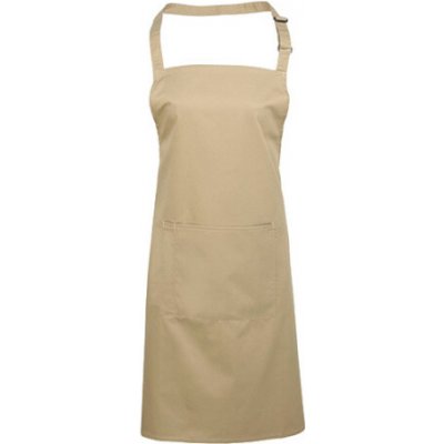 Premier Workwear Pracovní zástěra za krk s kapsou PR154 Khaki Pantone 7503 72x86cm – Hledejceny.cz