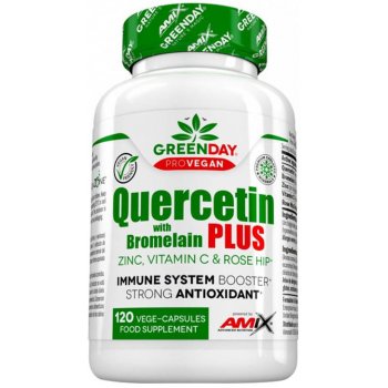 Amix GreenDay ProVEGAN Quercetin with Bromelain 120 kapslí