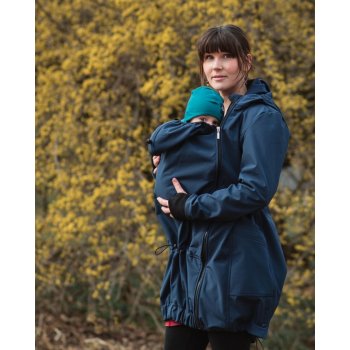 Jožánek softshellová nosící bunda Andrea těhotenská vsadka vsadka tmavě modrá