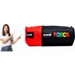 Posca kulatý UNI červená – Zboží Mobilmania