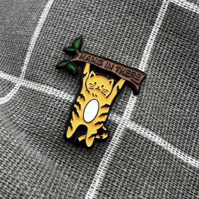 Pinarna Oranžová kočička Hang in there Vydrž, nezdávej se – Zboží Mobilmania