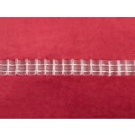 Řasící stuha RS-010 vlnky - šířka 2,5 cm - řasení 1:2 – Zboží Dáma
