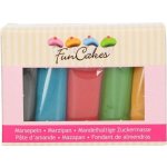 FunCakes Marcipán sada barevný 5 x 100 g – Zboží Dáma