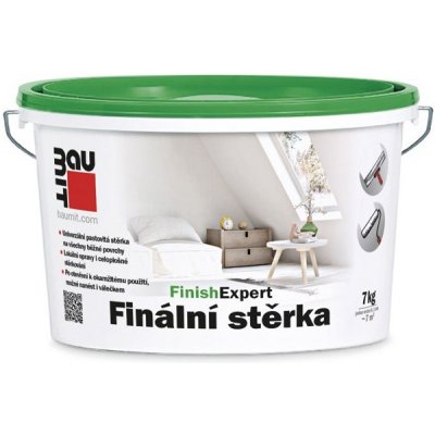 Baumit Vnitřní vyrovnávací stěrka FinoFinish S / FinishExpert, 7 kg 208140Z-07 – HobbyKompas.cz