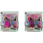 Teddies Sada pro panenky plast lahvička miska s příborem na kartě 19x22x4cm – Hledejceny.cz