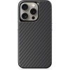 Pouzdro a kryt na mobilní telefon Apple EPICO Hybrid Carbon Case Magnetic - MagSafe compatible - černé, Apple iPhone 15 Pro Max