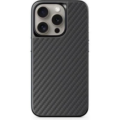 EPICO Hybrid Carbon Case Magnetic - MagSafe compatible - černé, Apple iPhone 15 Pro Max – Zboží Mobilmania
