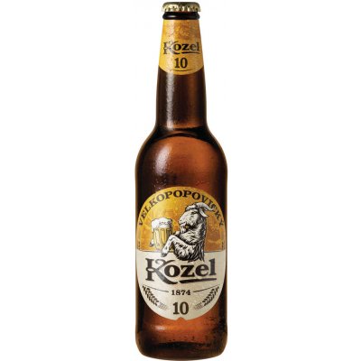 Velkopopovický Kozel světlé 10° 20 x 0,5 l (sklo) – Zboží Dáma