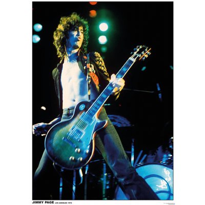 Plakát, Obraz - Led Zeppelin / Jimmy Page - Los Angeles, (59.4 x 84 cm) – Hledejceny.cz