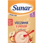 Sunar cereální kaše Vícezrná s ovocem 210 g – Zboží Dáma