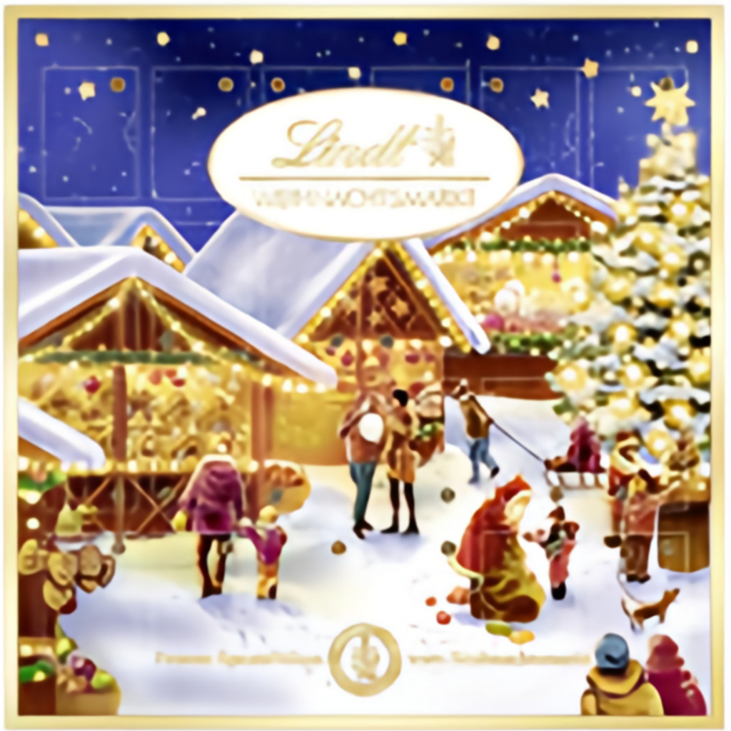 Lindt adventní kalendář Xmas Market 115g