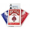 Hrací karty - poker Bicycle Poker Prestige 100% plast Jumbo