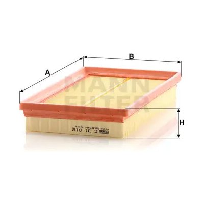 MANN FILTER Vzduchový filtr C 31 012 – Hledejceny.cz