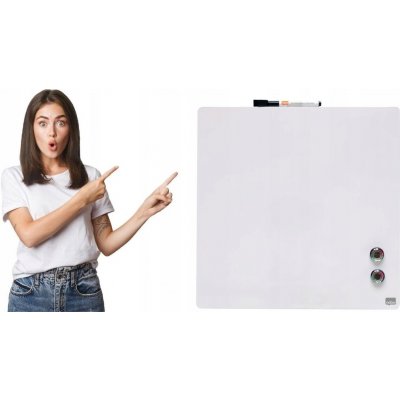 Nobo Tabule magnetická popisovací 360 x 360 mm, bílá – Zboží Živě
