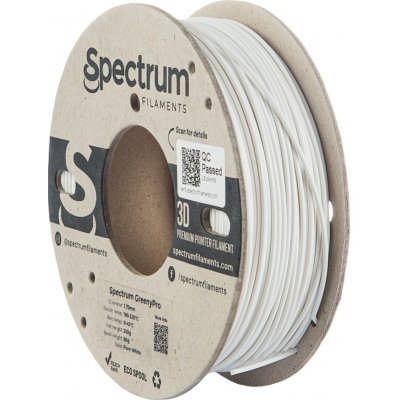 Spectrum GreenyPro, 1,75mm, 250g, 80995, PURE WHITE 0.25 kg – Zboží Živě