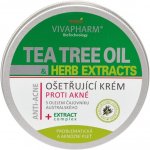 Vivaco Tea Tree Oil Ošetřující krém proti akné 200 ml – Zbozi.Blesk.cz