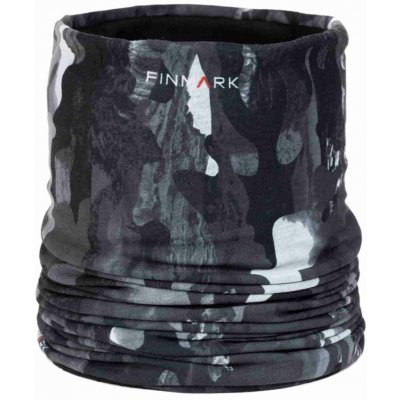 Finmark multifunkční šátek šedá bílá černá – Zboží Dáma