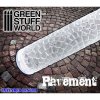 Příslušenství ke společenským hrám Green Stuff World Rolling Pin Pavement, texturovací váleček