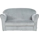 Roba Světle šedá sametová dětská pohovka 78 cm Lil Sofa Roba šedá/light – Hledejceny.cz