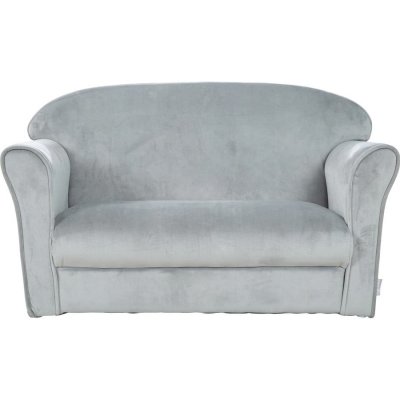 Roba Světle šedá sametová dětská pohovka 78 cm Lil Sofa Roba šedá/light – Hledejceny.cz