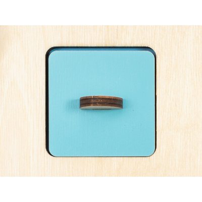 BusyKids Náhradní díl k Activity board domečku modrý čtvereček – Sleviste.cz