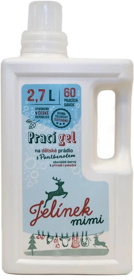 Jelínek prací gel na dětské prádlo s panthenolem 2,7 l od 343 Kč -  Heureka.cz
